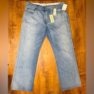 Guess Men’s Cliff Bootcut Jeans Light Wash Denim 38x32 NWT Y2K